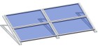 Flat Roof-C Profile Triangle Kit